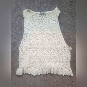 Zara Lace Crop To Top